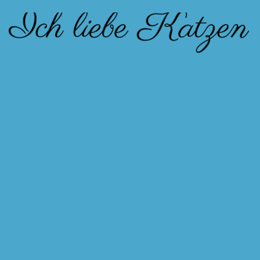 Motiv katze - Ich liebe Katzen