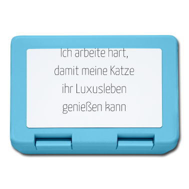 Katzen Brotdose - katze - Luxusleben einer Katze
