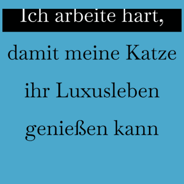 Motiv katze - Luxusleben einer Katze