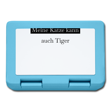 Katzen Brotdose - katze - meine Katze kann auch Tiger