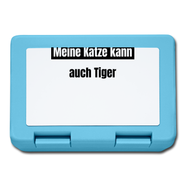 Katzen Brotdose - katze - meine Katze kann auch Tiger