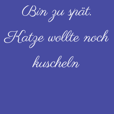 Motiv katze - Katze wollte kuscheln