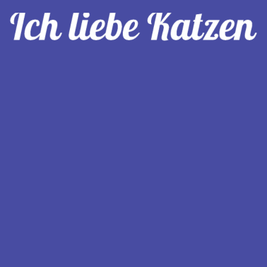 Motiv katze - Ich liebe Katzen