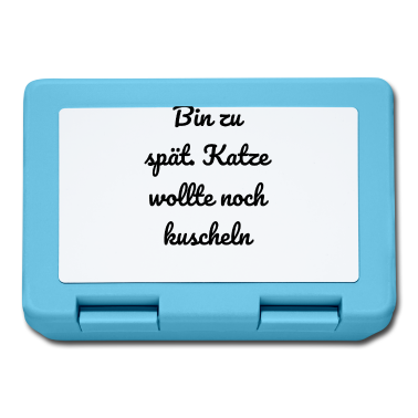 Katzen Brotdose - katze - Katze wollte kuscheln