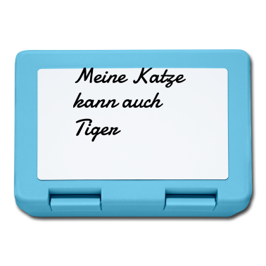 Katzen Brotdose - katze - meine Katze kann auch Tiger