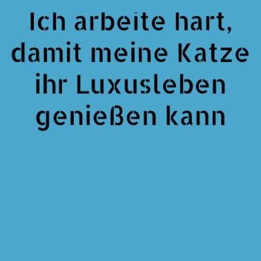 Motiv katze - Luxusleben einer Katze