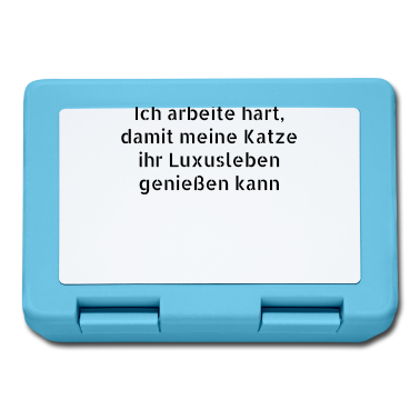 Katzen Brotdose - katze - Luxusleben einer Katze