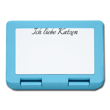 Katzen Brotdose - katze - Ich liebe Katzen