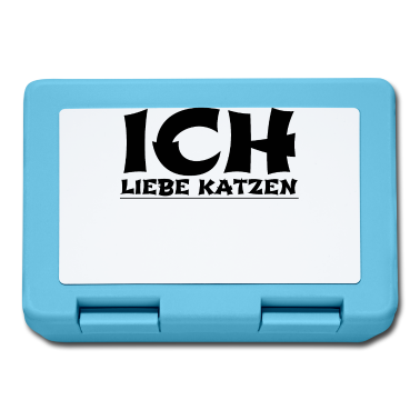 Katzen Brotdose - katze - Ich liebe Katzen