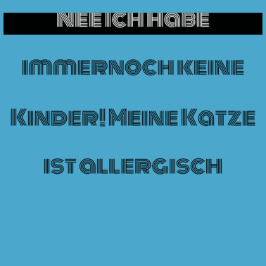 Motiv katze - Katze ist allergisch