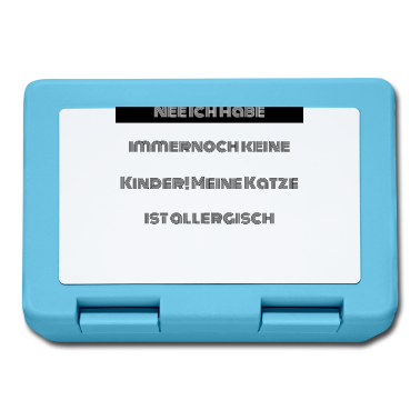 Katzen Brotdose - katze - Katze ist allergisch