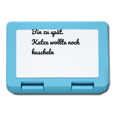 Katzen Brotdose - katze - Katze wollte kuscheln