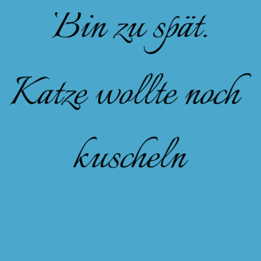 Motiv katze - Katze wollte kuscheln