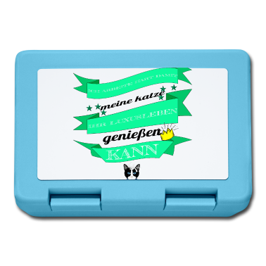 Katzen Brotdose - katze - Luxusleben einer Katze