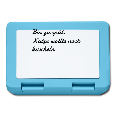 Katzen Brotdose - katze - Katze wollte kuscheln