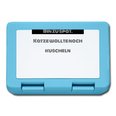 Katzen Brotdose - katze - Katze wollte kuscheln