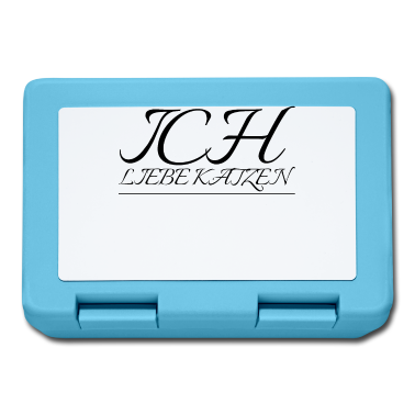 Katzen Brotdose - katze - Ich liebe Katzen