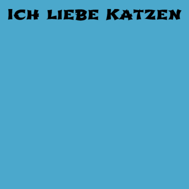 Motiv katze - Ich liebe Katzen