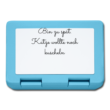 Katzen Brotdose - katze - Katze wollte kuscheln