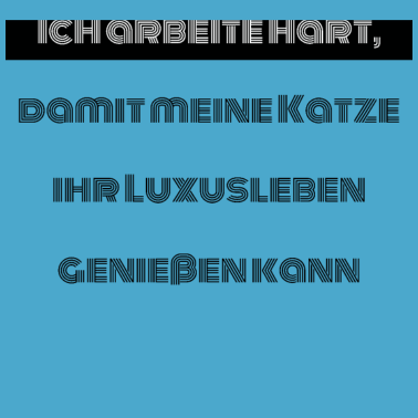 Motiv katze - Luxusleben einer Katze