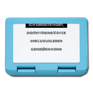 Katzen Brotdose - katze - Luxusleben einer Katze