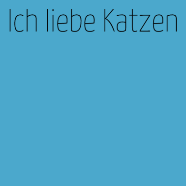 Motiv katze - Ich liebe Katzen