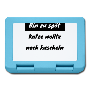 Katzen Brotdose - katze - Katze wollte kuscheln