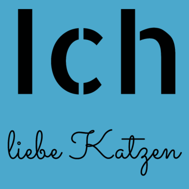 Motiv katze - Ich liebe Katzen
