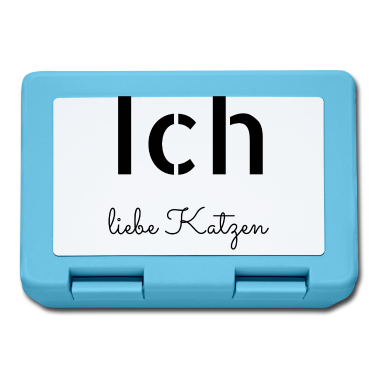 Katzen Brotdose - katze - Ich liebe Katzen