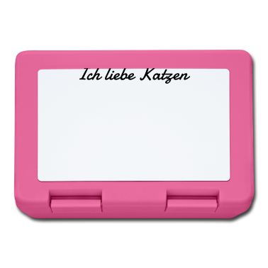 Katzen Brotdose - katze - Ich liebe Katzen