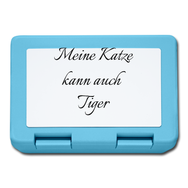 Katzen Brotdose - katze - meine Katze kann auch Tiger