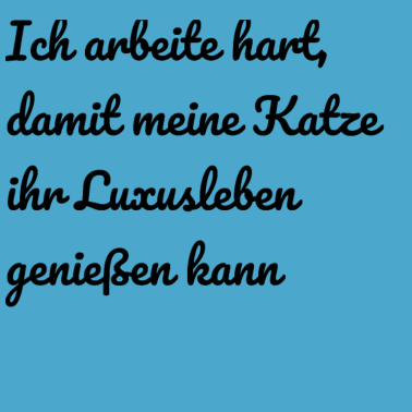 Motiv katze - Luxusleben einer Katze
