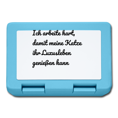 Katzen Brotdose - katze - Luxusleben einer Katze