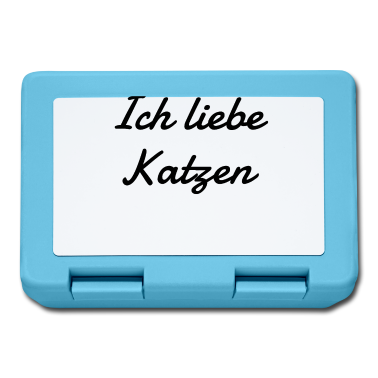 Katzen Brotdose - katze - Ich liebe Katzen