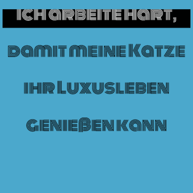 Motiv katze - Luxusleben einer Katze