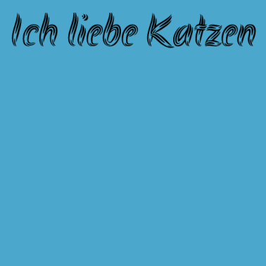 Motiv katze - Ich liebe Katzen