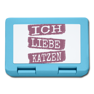 Katzen Brotdose - katze - Ich liebe Katzen