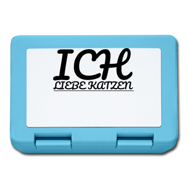 Katzen Brotdose - katze - Ich liebe Katzen