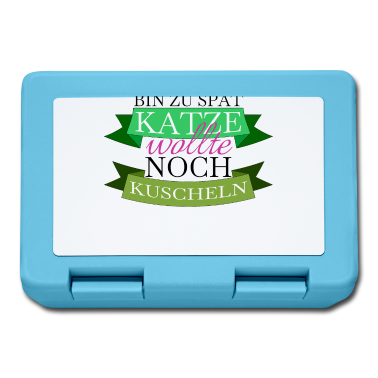 Katzen Brotdose - katze - Katze wollte kuscheln