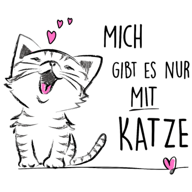 Motiv nur mit katze
