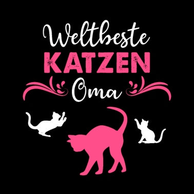 Motiv Weltbeste Katzen Oma