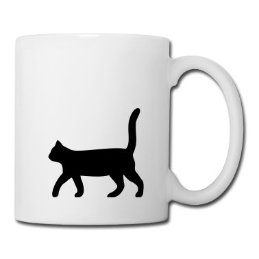 Katzen Tasse - schwarze Katze
