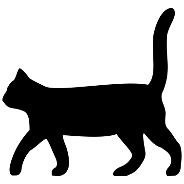 Motiv schwarze Katze