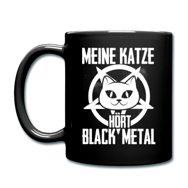 Katzen Tasse - Black Metal