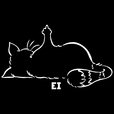 Motiv Katze Nö Nein Mittelfinger finnisch Ei
