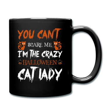 Katzen Tasse - Katzen Shirt cat lady Halloween Geschenk