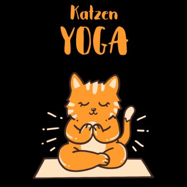 Motiv Yoga Katze