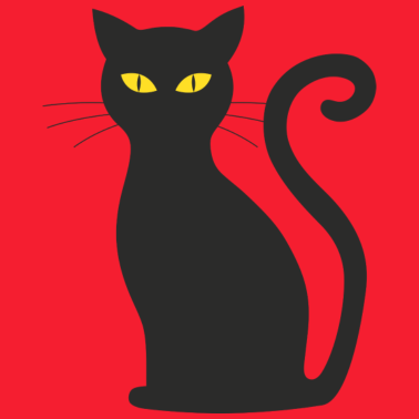 Motiv Schwarze Katze