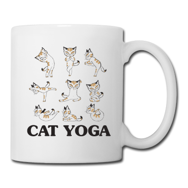 Katzen Tasse - Katze Yoga Katzen Geschenk Sport