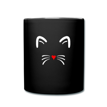 Katzen Tasse - Katze Gesicht niedlich